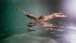 photographe sous l'eau aquatique portrait underwater