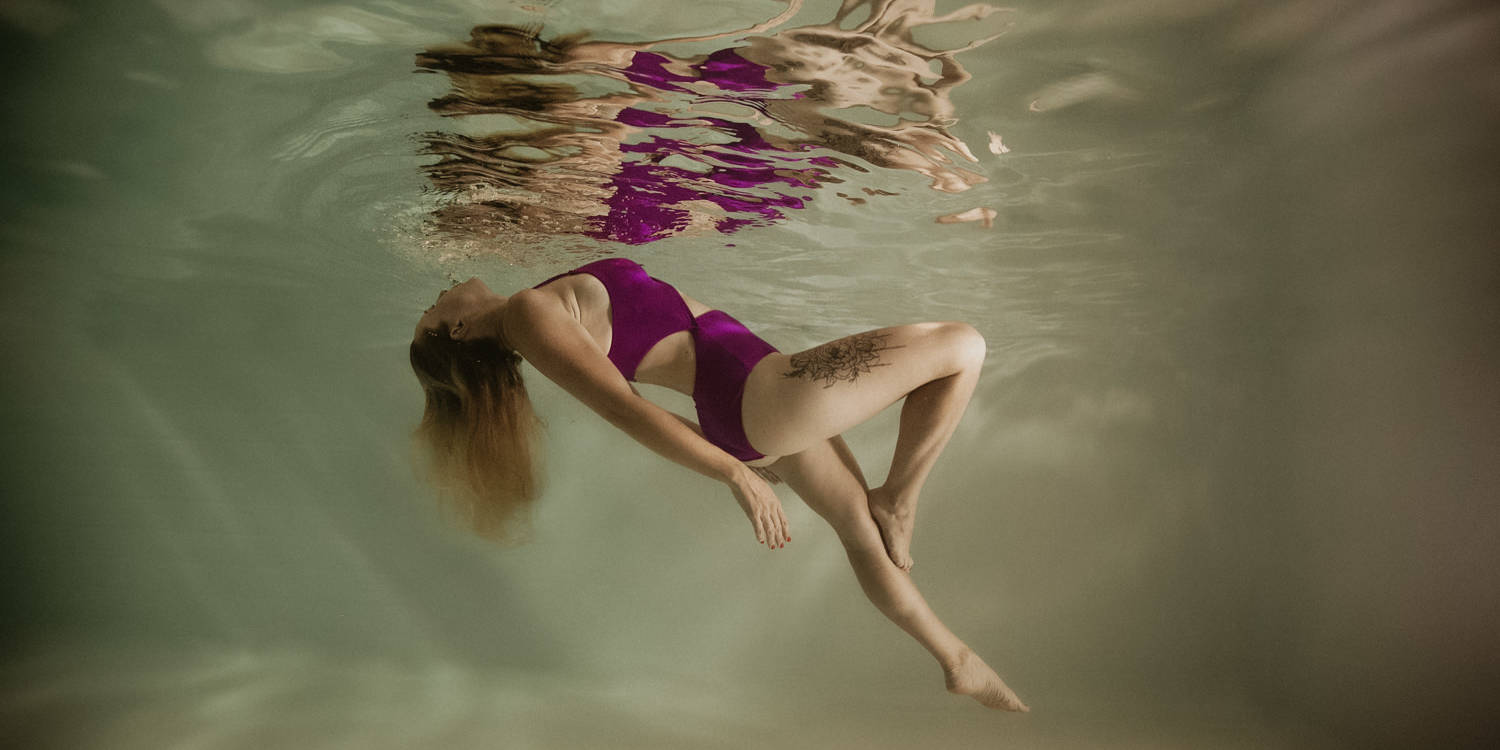 séance photo dans l'eau underwater photographie à Montpellier