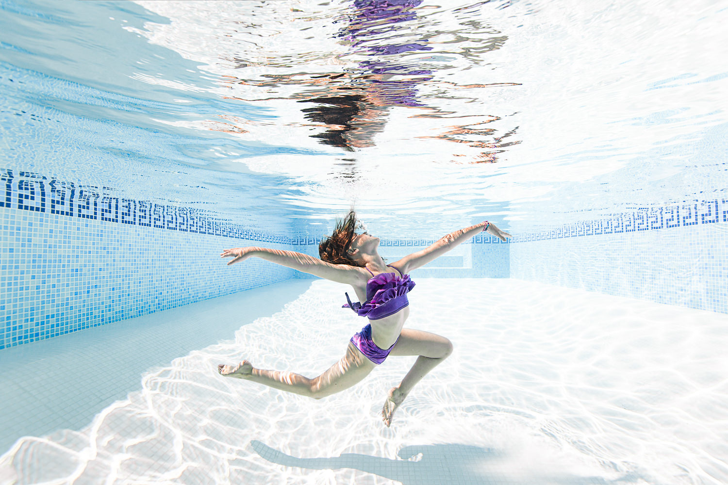 Photographe aquatique underwater enfant