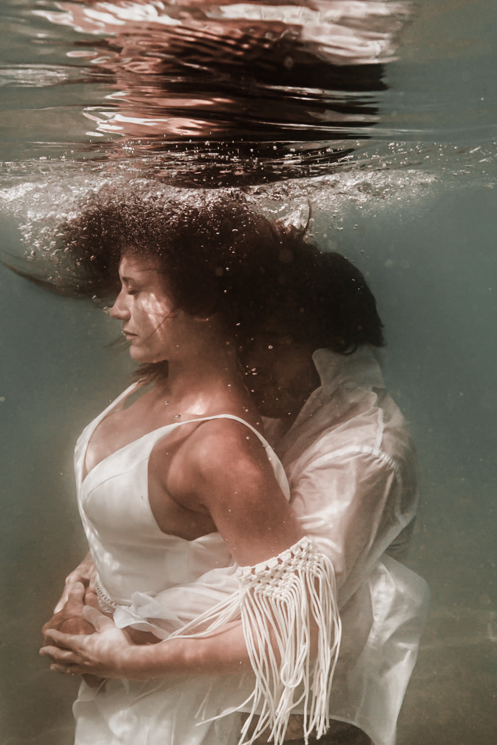 Photographe underwater couple