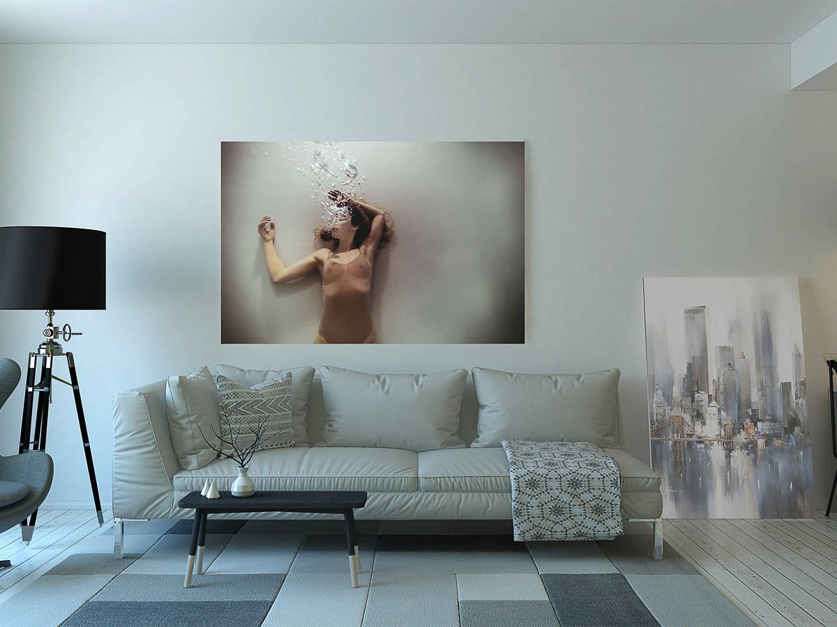 Tableau photo aquatique portrait