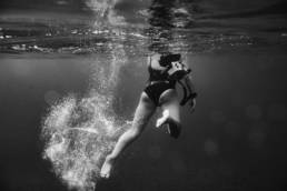 Photographe professionnel photo sous l'eau